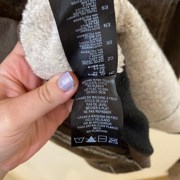 KUHL DANI SHERPA WOOL VEST WOMENS IN OAK COLOR SIZE XL - Picture 10 of 13